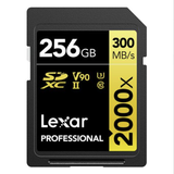  Thẻ nhớ Lexar 256GB 300Mb/s Professional 2000x UHS-II SDXC 