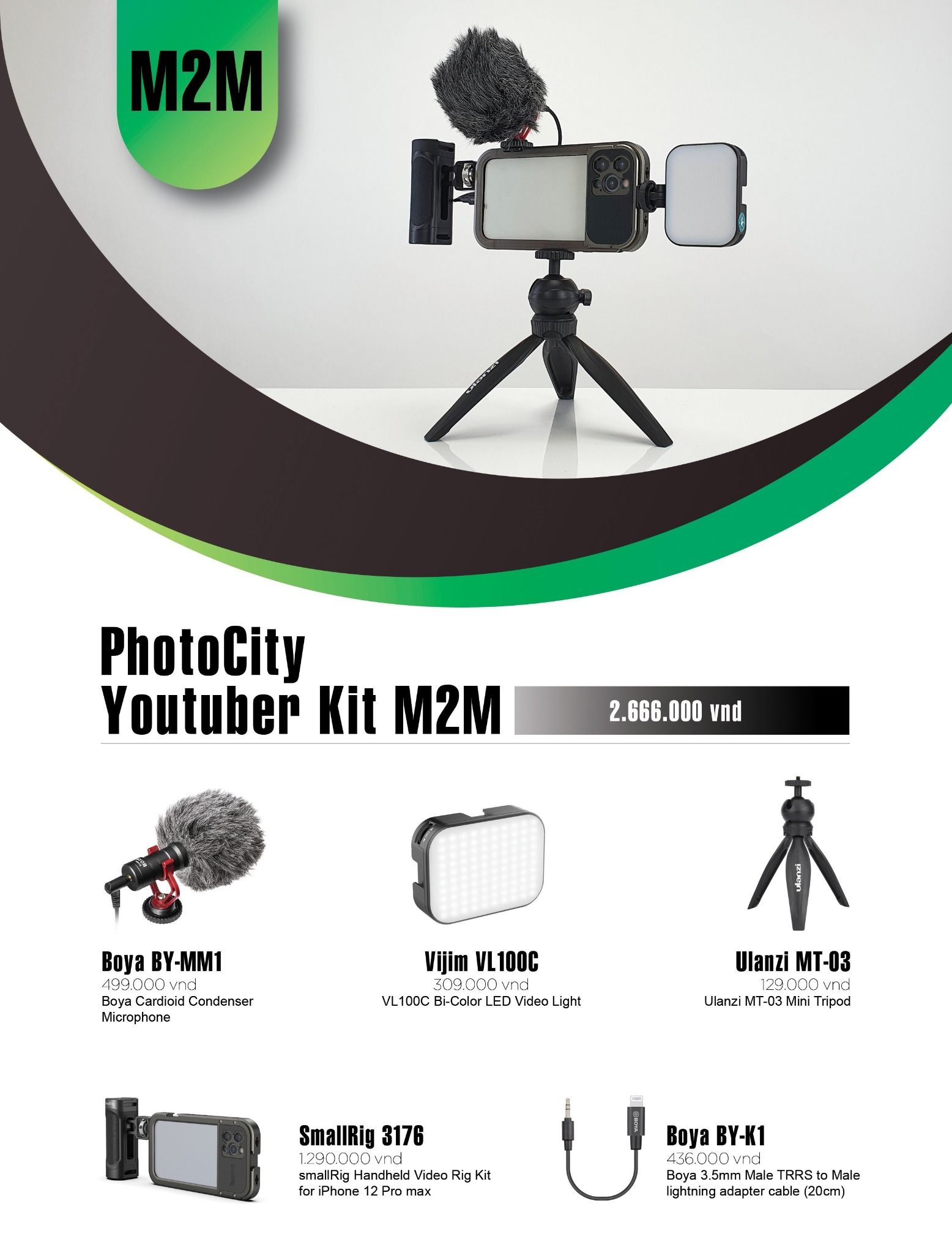  Combo Youtuber Kit M2M 