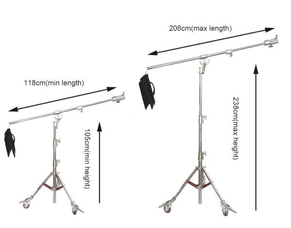  Chân Đèn Meking M6 2in1 Steel Boom 