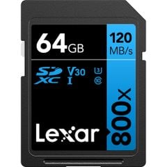 Thẻ nhớ Lexar 64GB 800x UHS-I SDXC