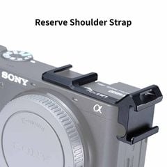 Uurig R032 Dual Cold Shoe Mount for Sony A6400