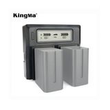  Sạc Đôi LCD Kingma for Sony NP F750 / F550 / F970 