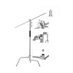 Chân Đèn Jinbei CK1 C-Stand INOX Có Tay Boom