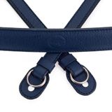  Dây đeo cổ bằng da (xanh dương) 