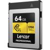 Thẻ Nhớ Lexar 64GB 1750mb/s Professional CFexpress Type B Card GOLD Series