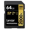 Thẻ Nhớ Lexar 64GB 300mb/s Professional 2000x SDXC UHS II U3