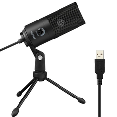 FIFINE K669B USB MICROPHONE WITH VOLUME DIAL FOR STREAMING, VOCAL RECORDING, PODCASTING ON COMPUTER