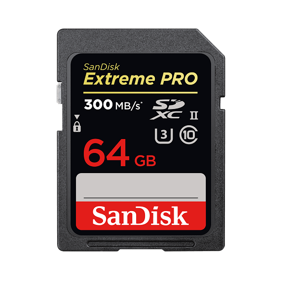  Sandisk SD Extreme Pro 64Gb 300Mb/s 