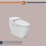 Bàn cầu 1 khối kết hợp nắp rửa điện tử - AC-1032+CW-KA22AVN