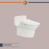 Bàn cầu một khối, nắp đóng êm kèm vòi rửa nước lạnh - MS904E4