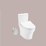 Bàn cầu hai khối, nắp đóng êm kèm vòi rửa nước lạnh - CS838DE4