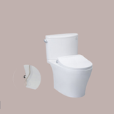 Bàn cầu hai khối, nắp đóng êm kèm vòi rửa nước lạnh - CS767RE2