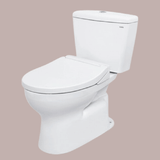 Bàn cầu hai khối, nắp đóng êm kèm vòi rửa nước lạnh - CS300DRE2