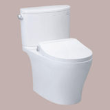 Bàn cầu hai khối, nắp đóng êm kèm vòi rửa nước lạnh - CS767RE2