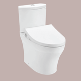 Bàn cầu hai khối, nắp đóng êm kèm vòi rửa nước lạnh - CS838DE4