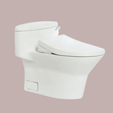 Bàn cầu một khối, nắp đóng êm kèm vòi rửa nước lạnh - MS904E4