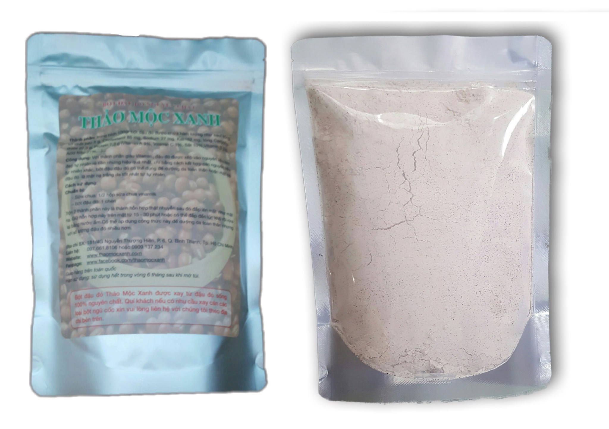 Bột Đậu Đỏ, Thảo Mộc Xanh