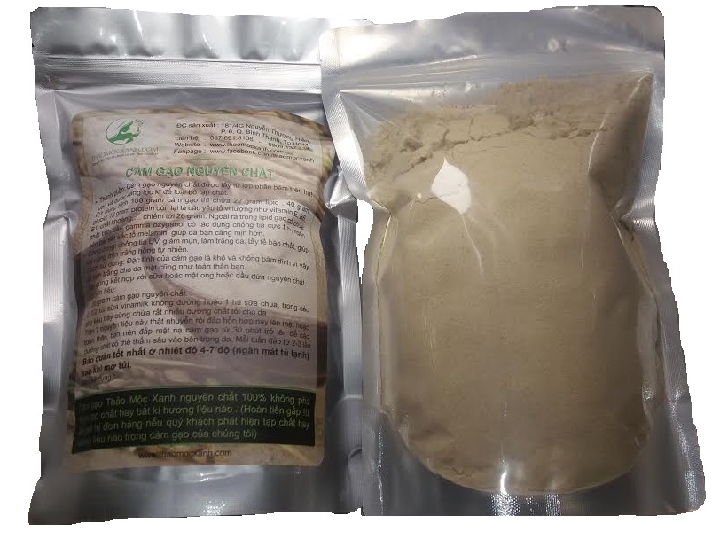 Bột Cám Gạo Thảo Mộc Xanh