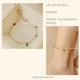  Lắc chân titan Rainbow 