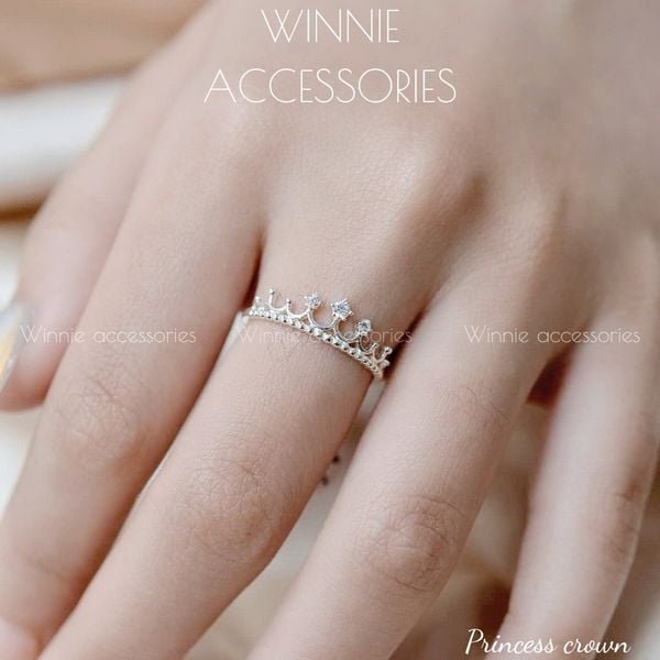  Nhẫn Bạc S925 Princess Crown 