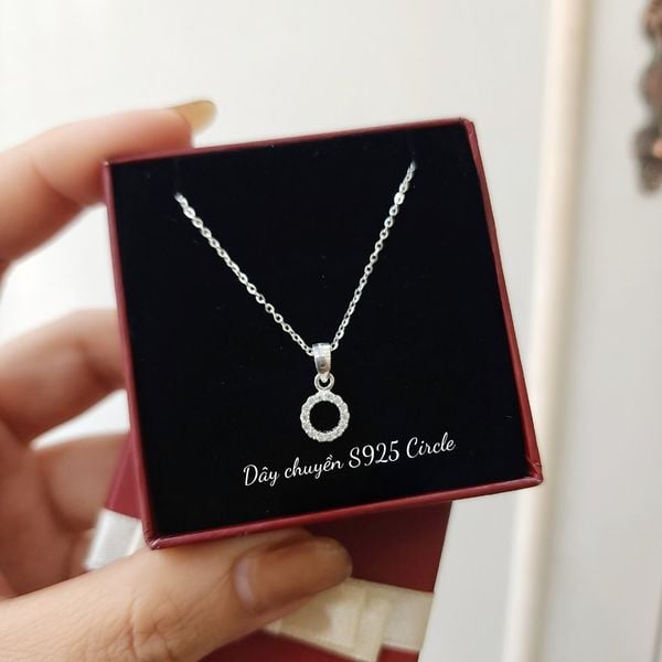  Dây chuyền Bạc S925 Circle 