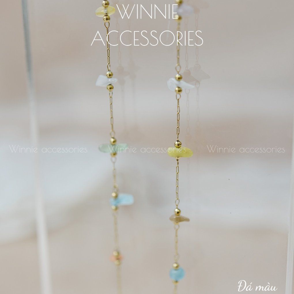  Lắc tay titan đá màu 