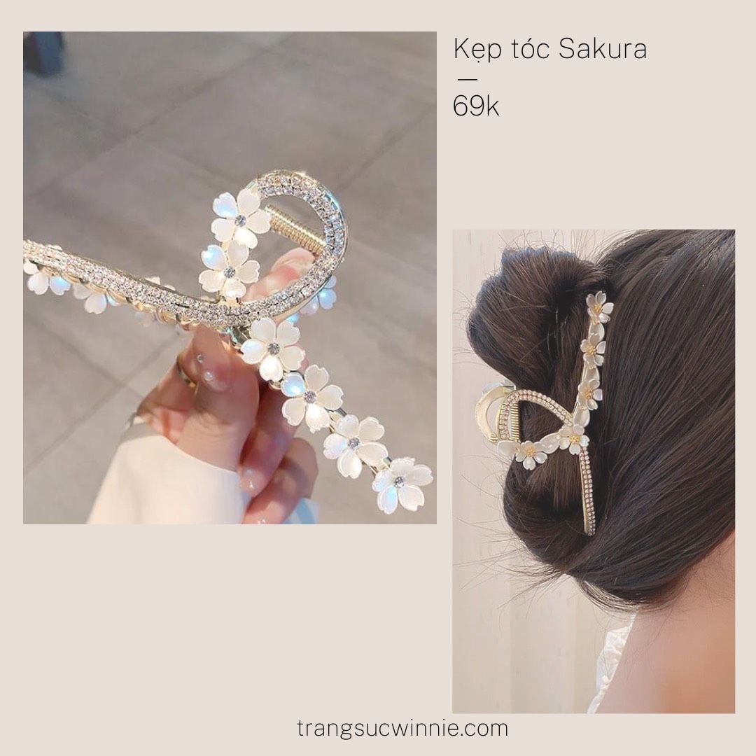  Kẹp tóc Sakura 