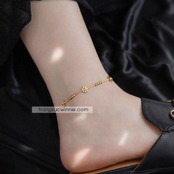  Lắc chân titan Hoa bi VG 