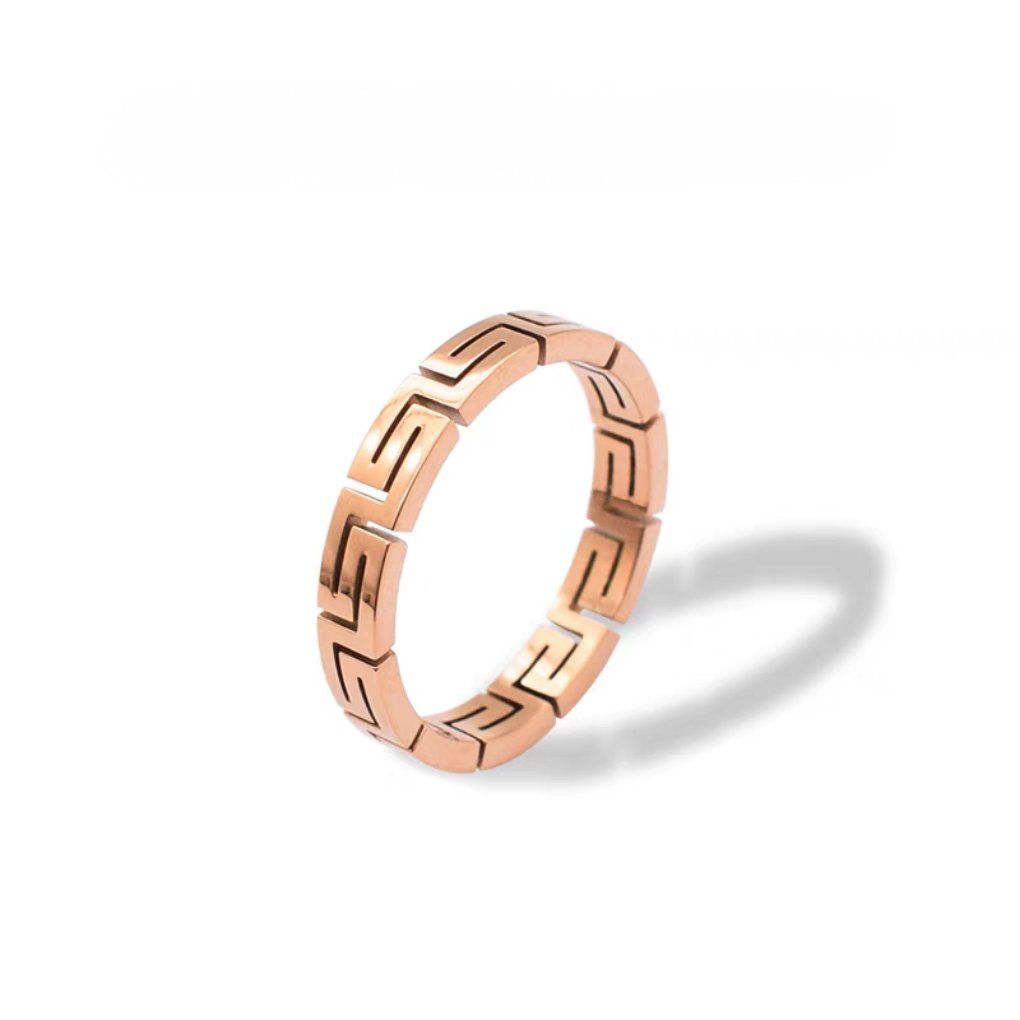  Nhẫn titan hoa văn VH 