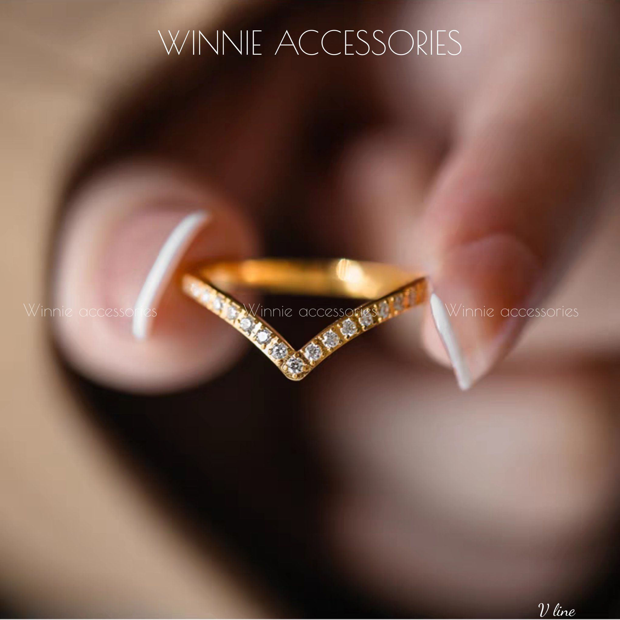  Nhẫn titan V line VG 