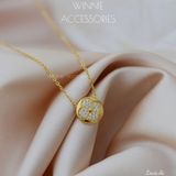  Dây chuyền titan Louis đá 