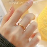  Nhẫn titan Tim matte 