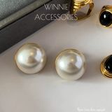  Hoa tai titan Ngọc trai bán nguyệt 