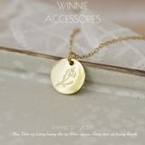  Dây chuyền titan Be You Birth month flower 