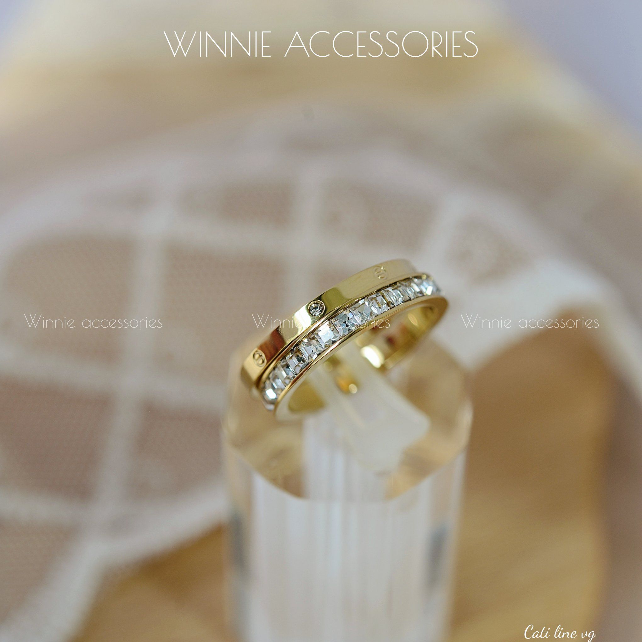  Nhẫn titan Cartier line VG 