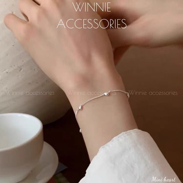  Lắc tay Bạc S925 Mini heart 