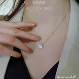  Dây chuyền Titan Nacre seashell 