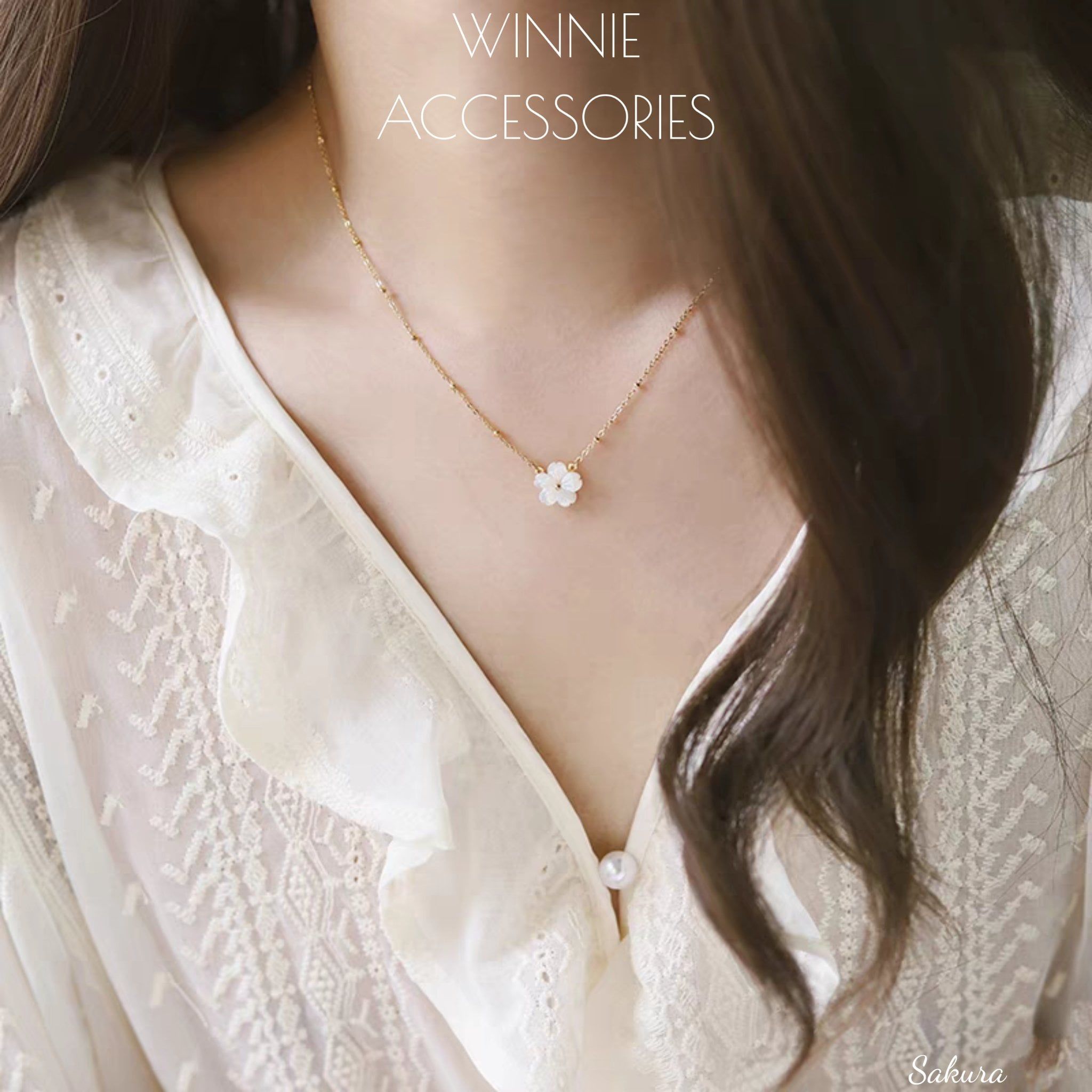  Dây chuyền titan Sakura 