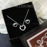  Hoa tai Bạc S925 Aura heart 