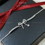  Lắc tay Bạc S925 Nơ đôi 