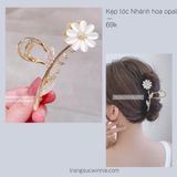  Kẹp tóc nhánh hoa opal 