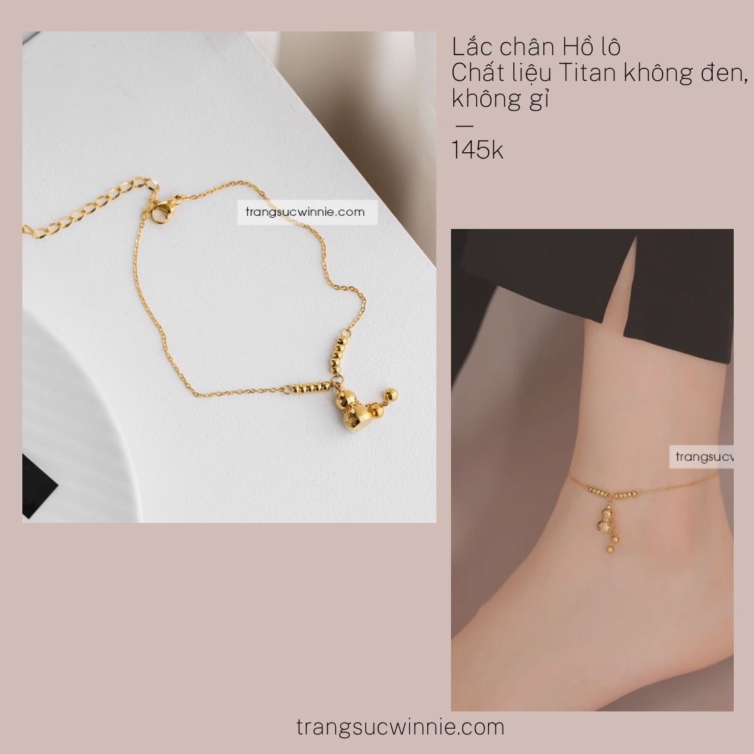  Lắc chân titan Hồ lô VG 