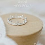  Nhẫn Bạc S925 Drop Crown 