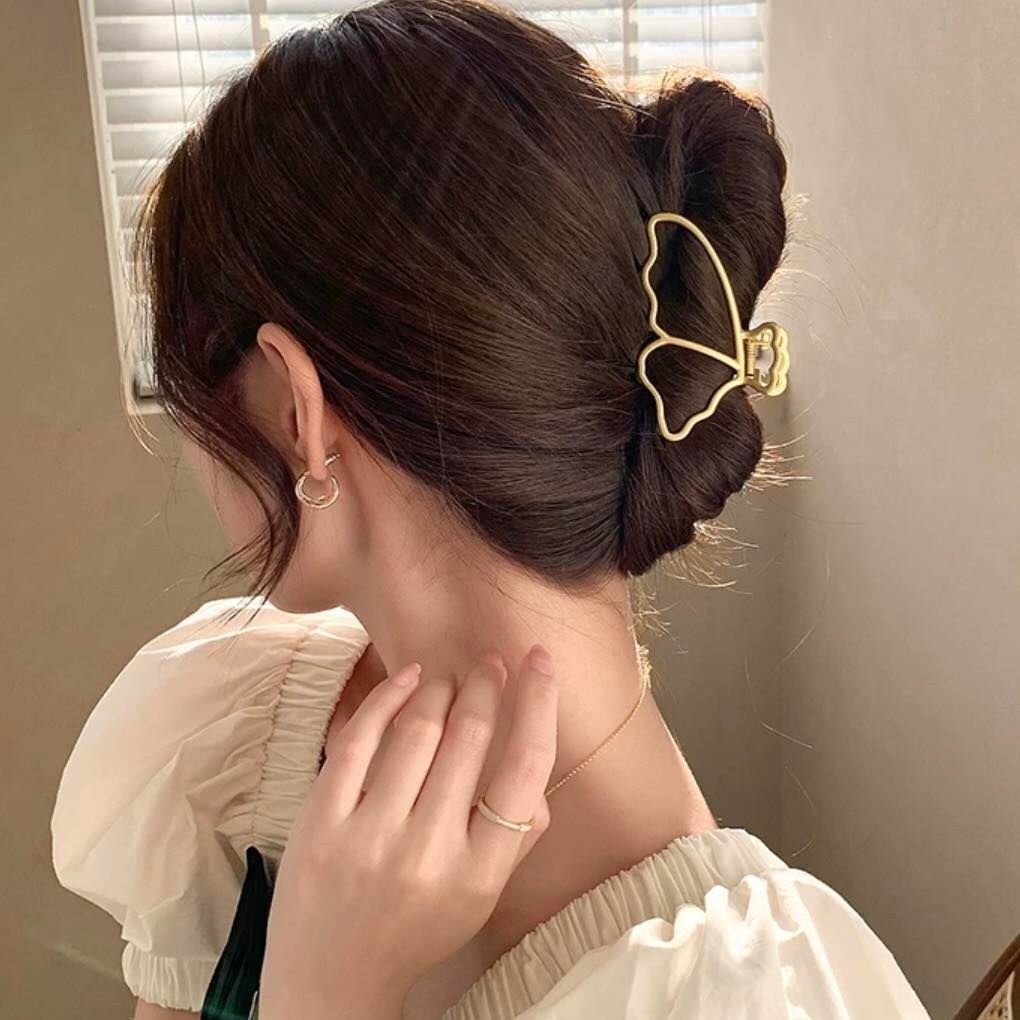  Kẹp tóc Bướm vàng 2 