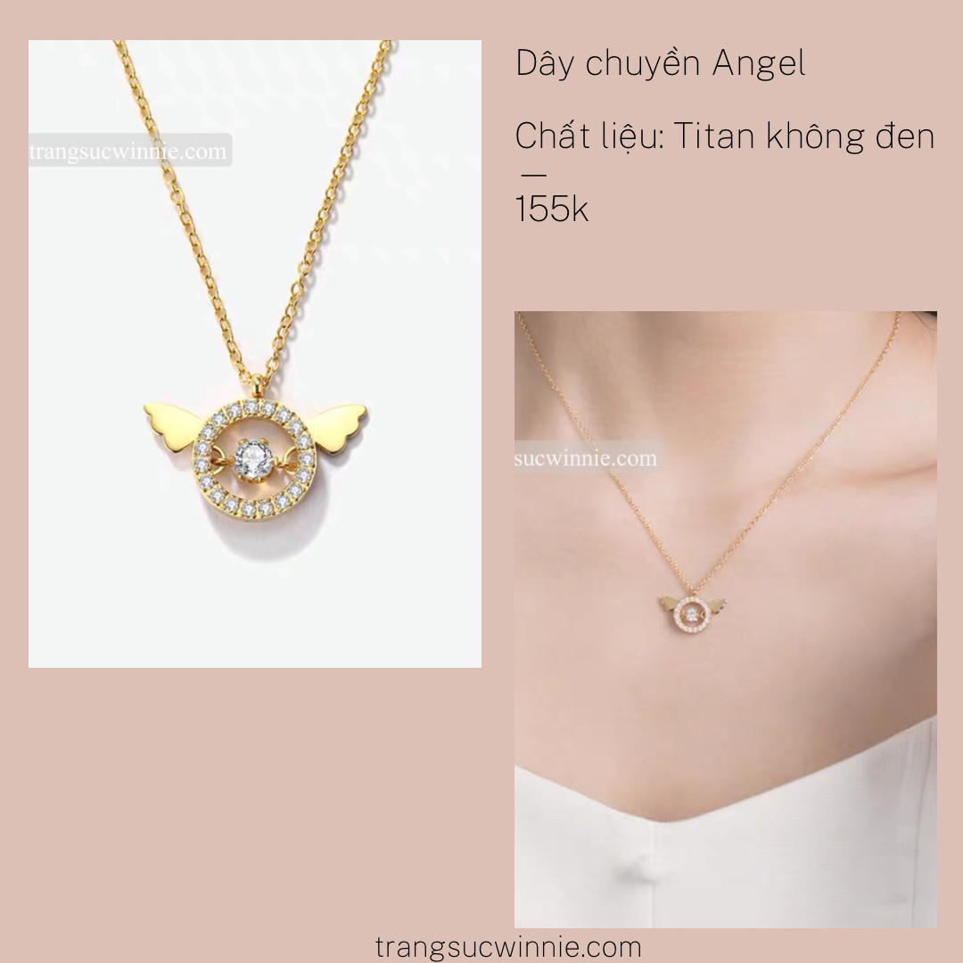  Dây chuyền titan Angel VG 