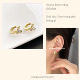  Hoa tai titan Bướm trắng 