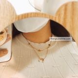  Dây chuyền titan Layer Cresent 