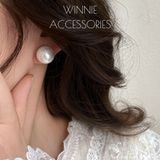  Hoa tai titan Ngọc trai bán nguyệt 