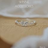  Nhẫn Bạc S925 Bướm Tim 