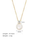  Dây chuyền Titan Diamond pearl 